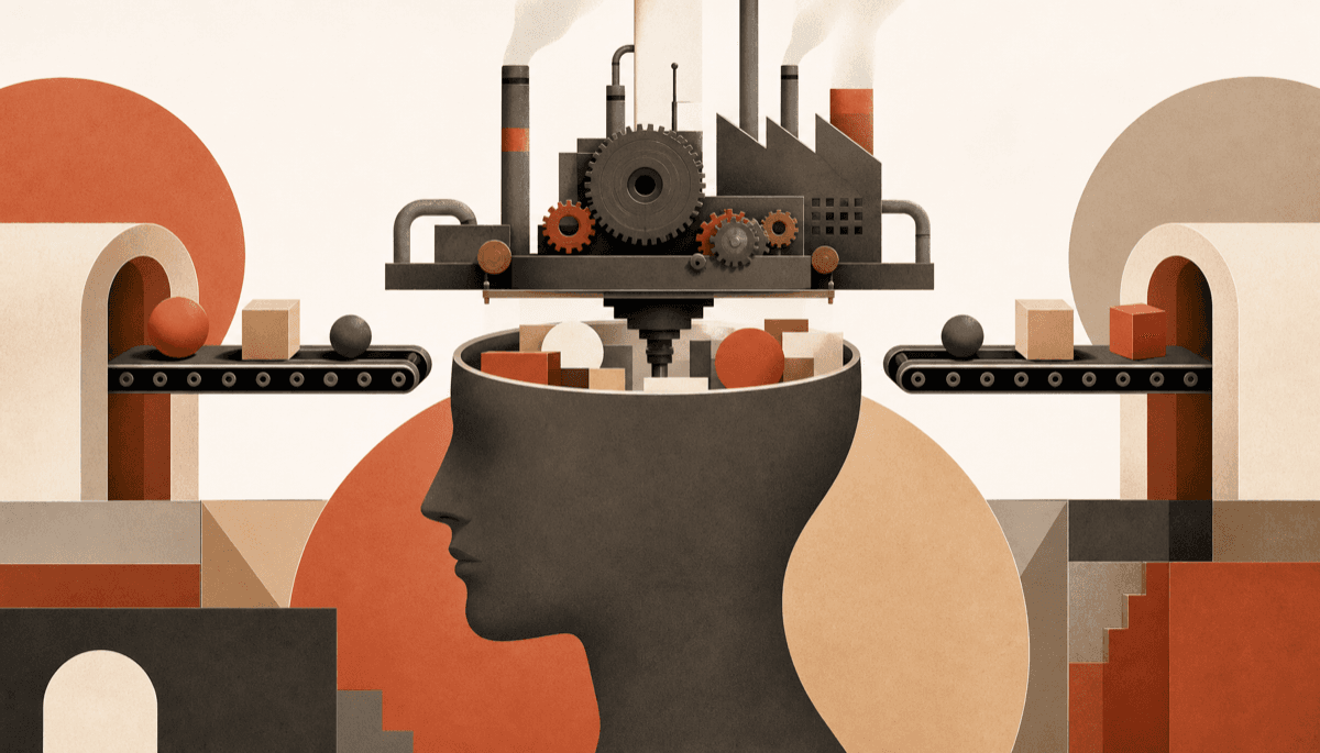 The Factory Mind: How AI Is Industrializing Human Thinking